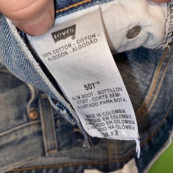 ⭐️ HOST PICK ⭐️ Men’s Vintage look LEVIS 507 blue denim jeans levis 507 38x30 - Picture 6 of 8